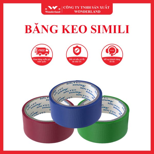BĂNG KEO SIMILI – GIÁ SỈ, CHẤT LƯỢNG CAO TẠI WONDERLAND