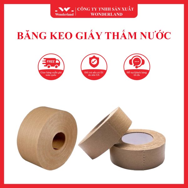 BĂNG KEO GIẤY THẤM NƯỚC