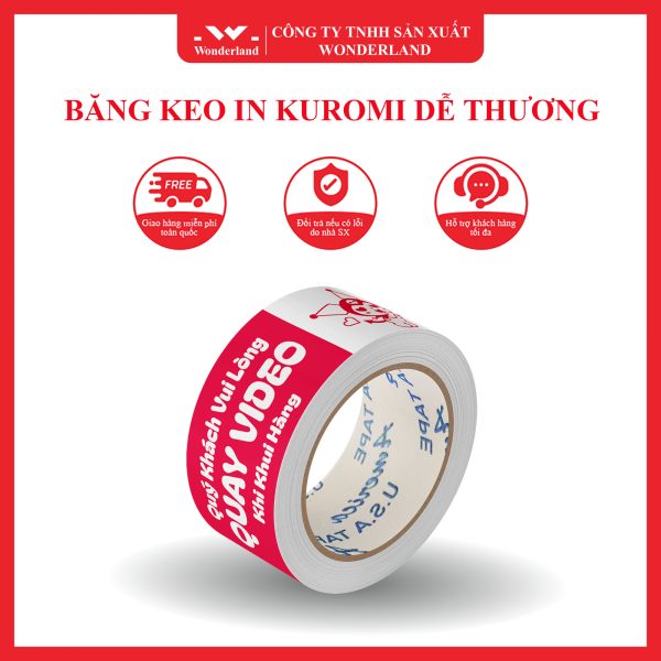 BĂNG KEO IN KUROMI DỄ THƯƠNG 1
